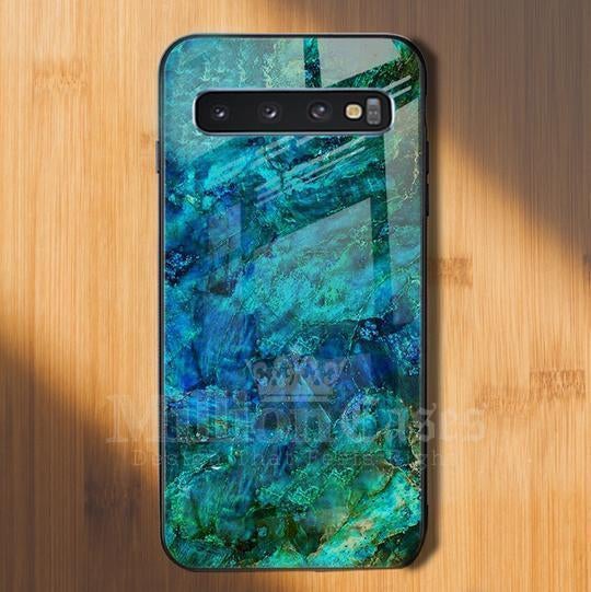 Galaxy S10 Plus Classic Nature Elemental Textured Marble Case casemarts