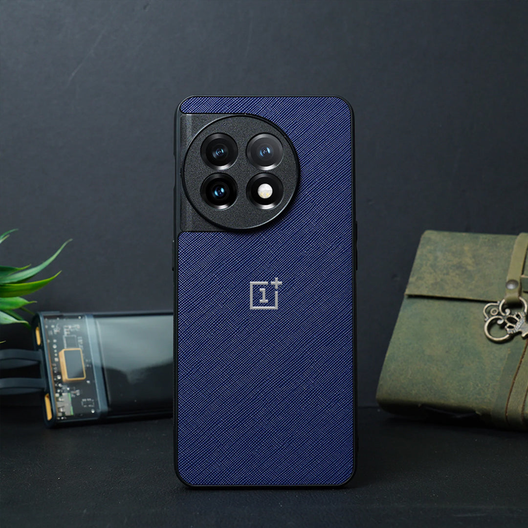 PU Leather Textured Case - OnePlus casemarts