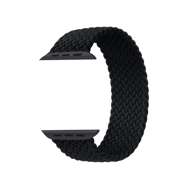 Woven Nylon Braided Solo Loop for Apple Watch [42/44MM] - Charcoal casemarts