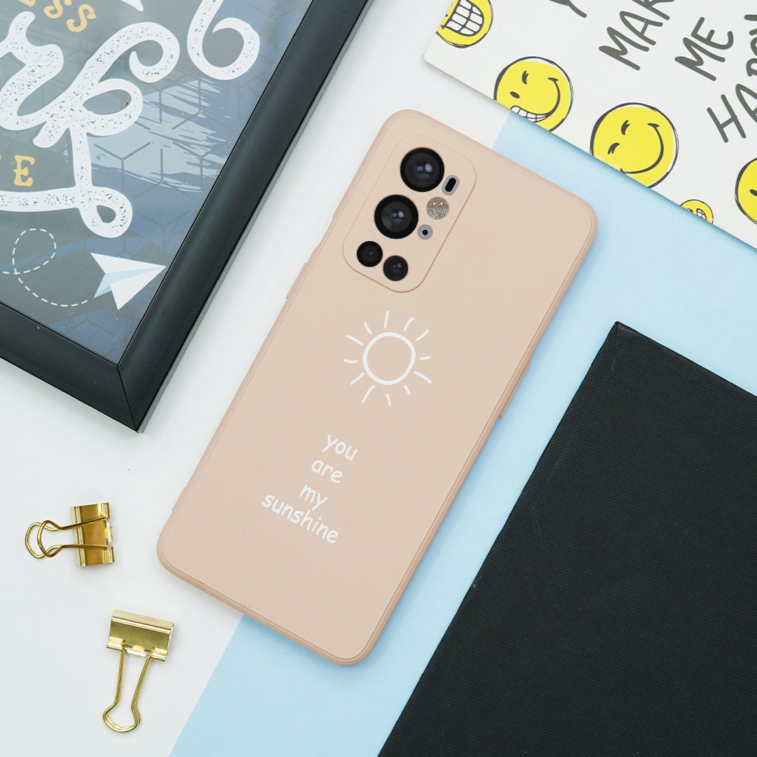 OnePlus 9R Sunlight Pattern Soft Silicone Case casemarts