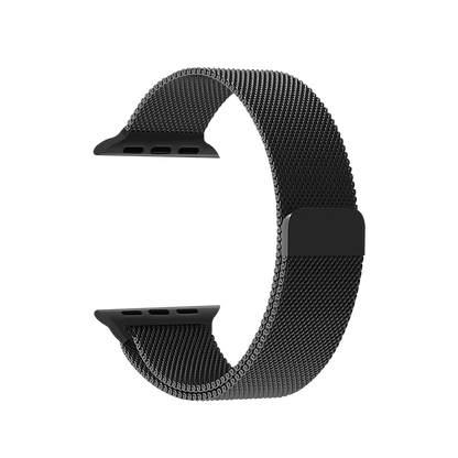 Coteetci ® Magnetic Aluminium Strap for Apple Watch [42/44MM] - Black casemarts