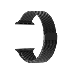 Coteetci ® Magnetic Aluminium Strap for Apple Watch [42/44MM] - Black casemarts