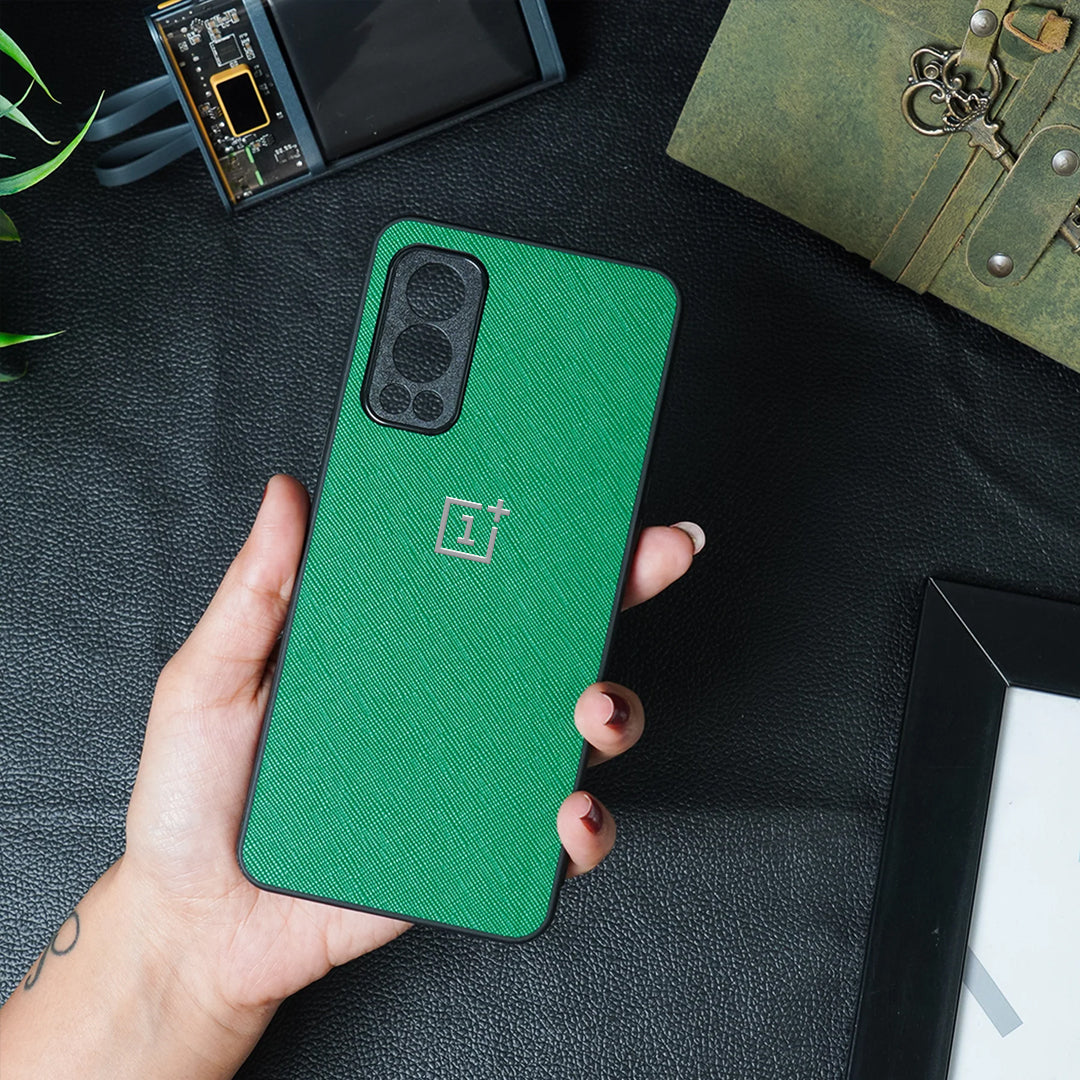 PU Leather Textured Case - OnePlus casemarts