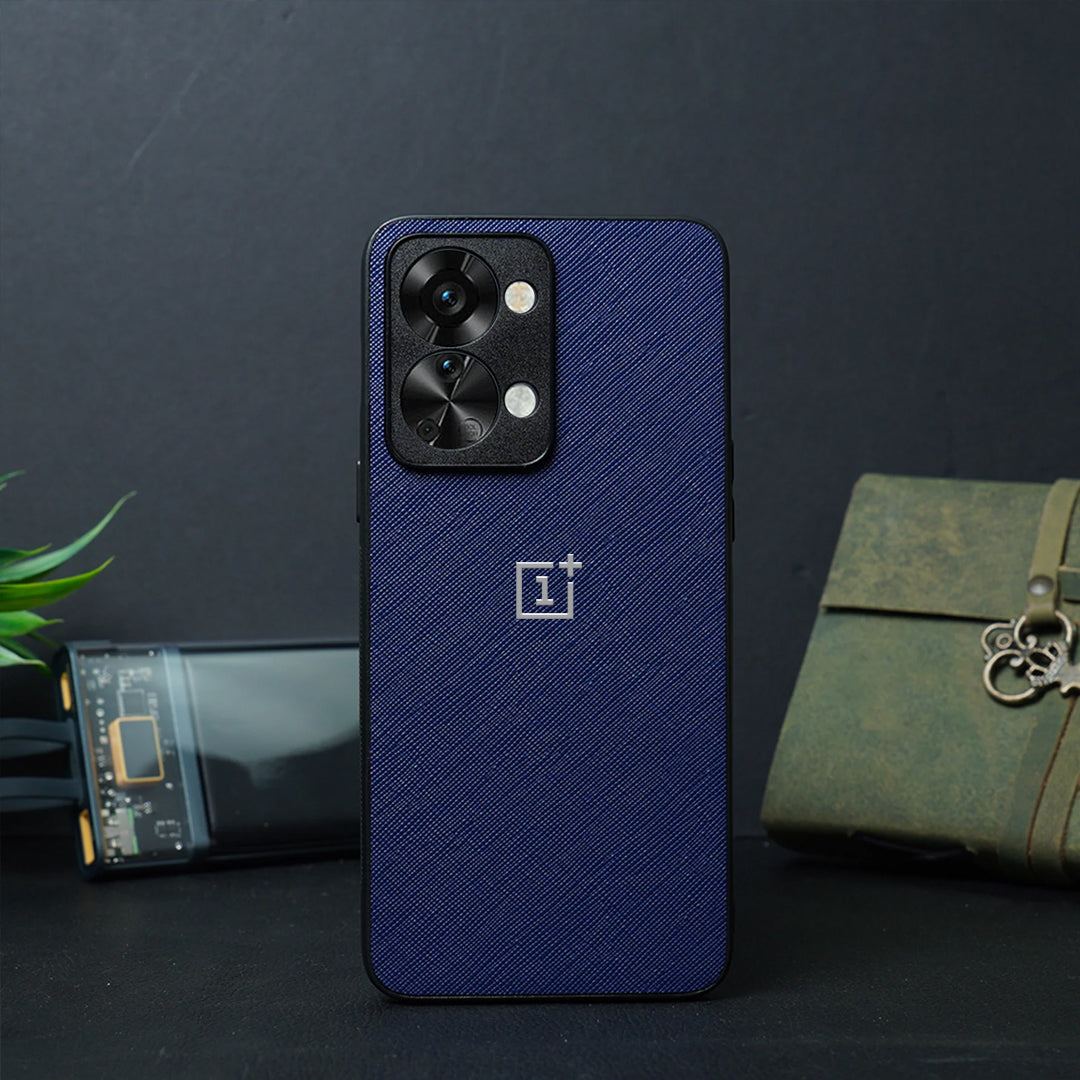 PU Leather Textured Case - OnePlus casemarts