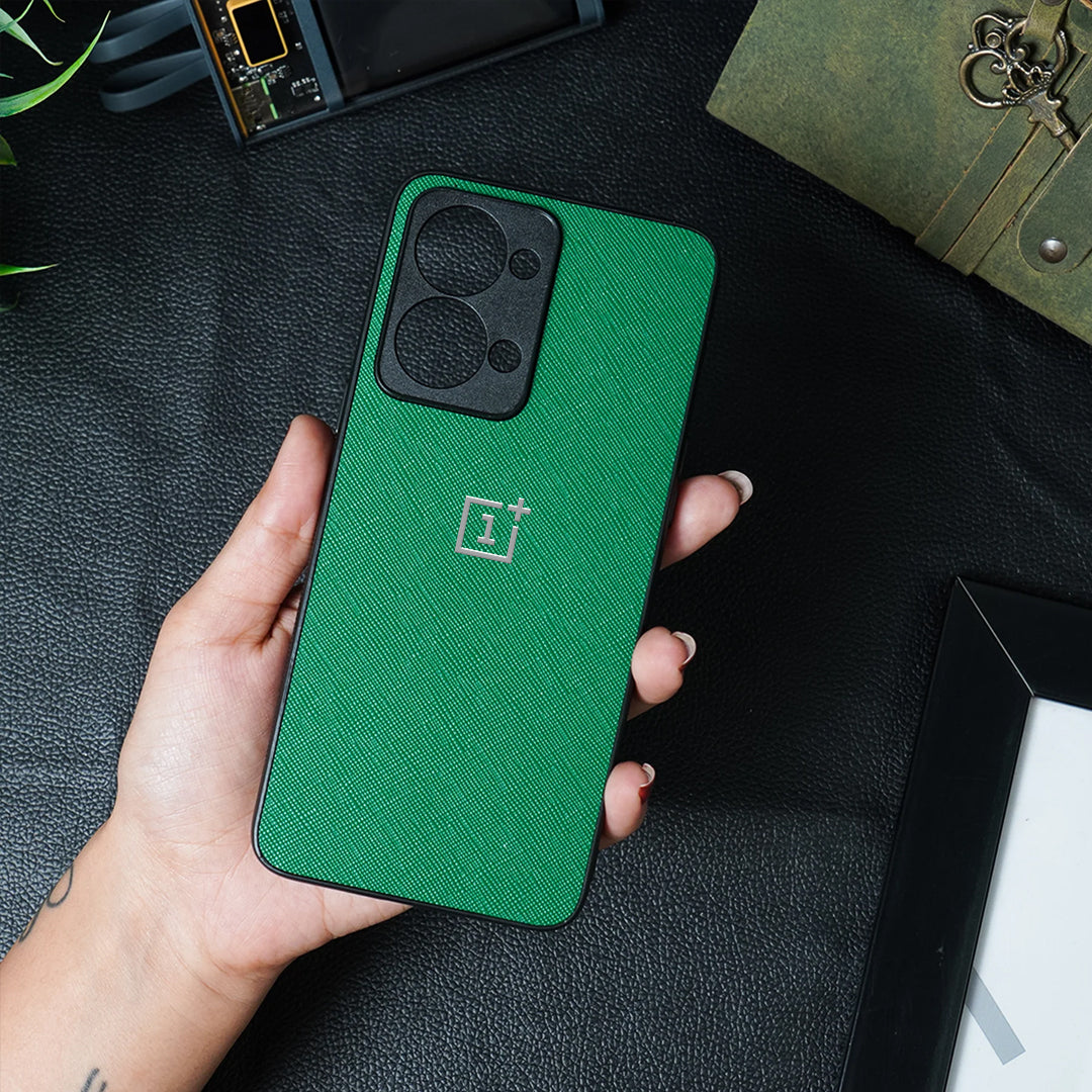 PU Leather Textured Case - OnePlus casemarts