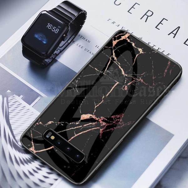 Galaxy S10 Plus Classic Nature Elemental Textured Marble Case casemarts