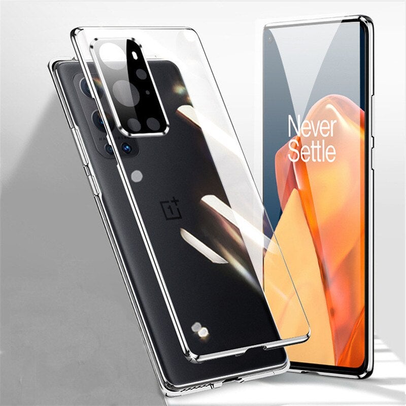 OnePlus 9 Series Electronic Auto-Fit (Front + Back) Magnetic Glass Case casemarts