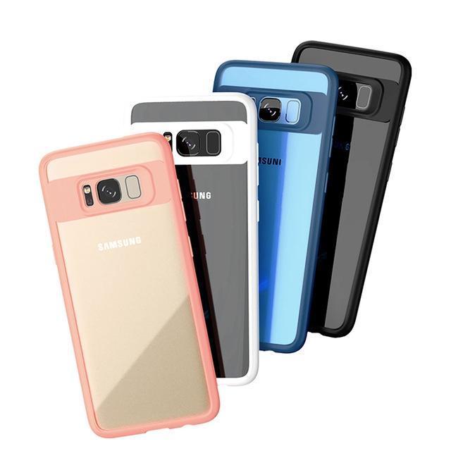 Galaxy S8 Transparent Slim Shockproof Case casemarts