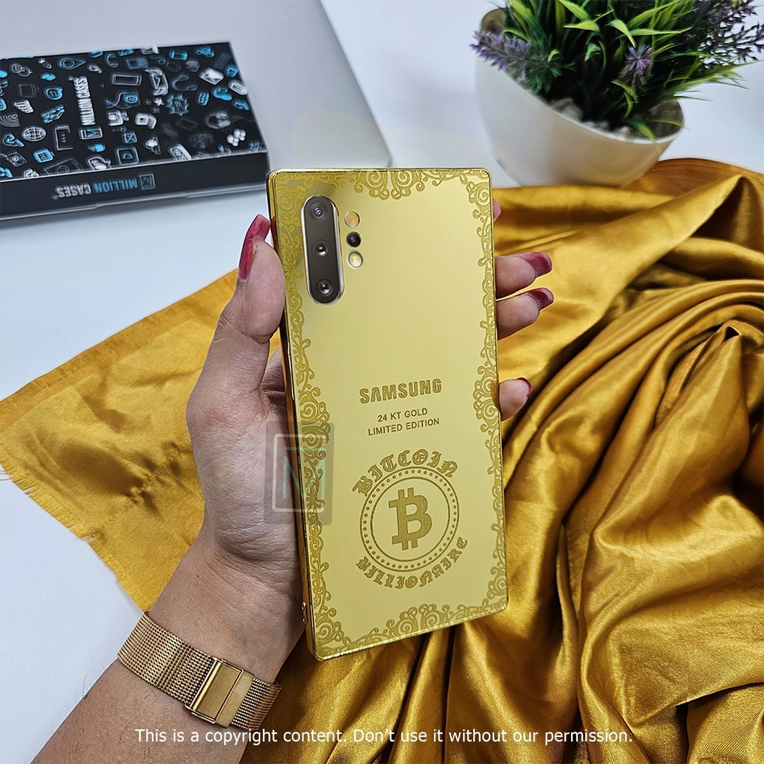 Galaxy Note Series Crafted Gold Luxurious Camera Protective Case casemarts