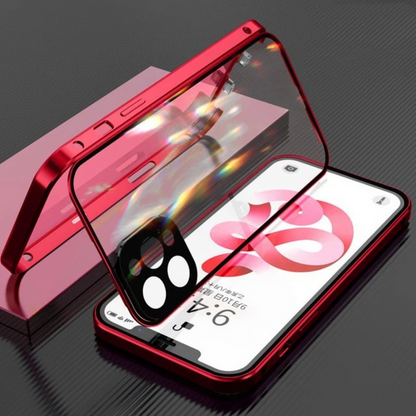 Exclusive Privacy Magnetic Glass Phone Case With 360° Protection ( iPhone ) Spice Covers