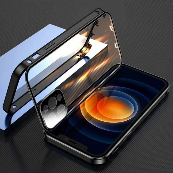 Exclusive Privacy Magnetic Glass Phone Case With 360° Protection ( iPhone ) Spice Covers