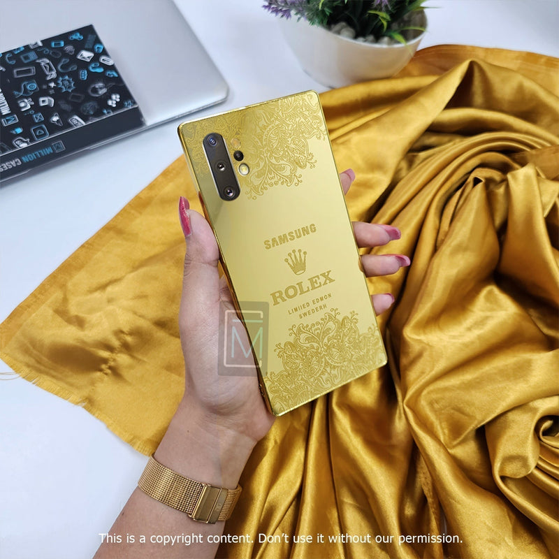 Galaxy Note Series Crafted Gold Luxurious Camera Protective Case casemarts