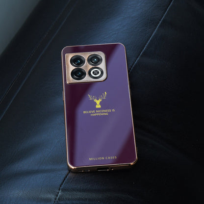 OnePlus 9 Pro Electroplating Reindeer Pattern Glass Case casemarts