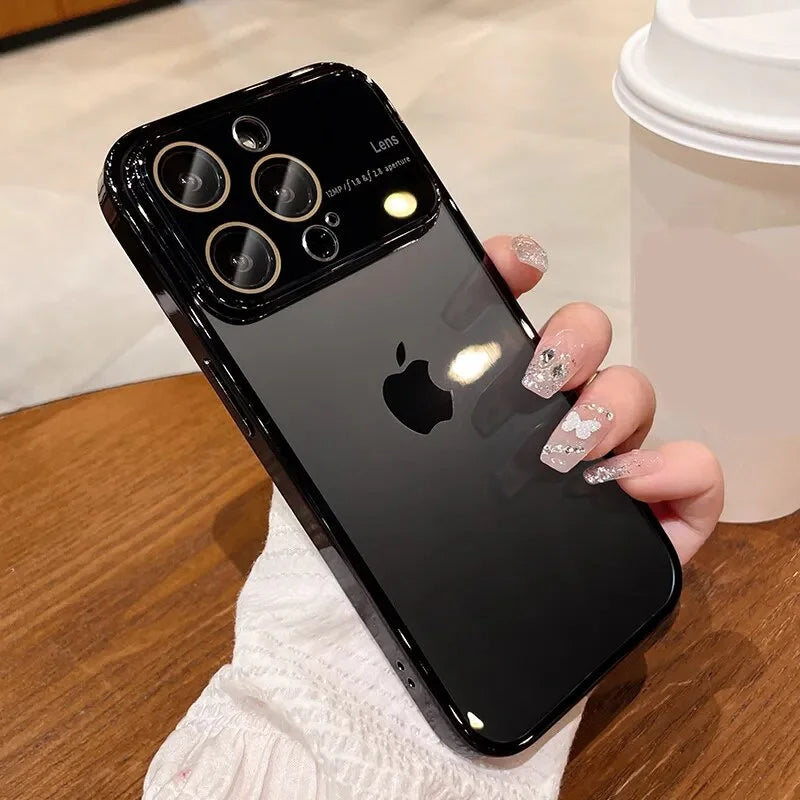 Luxury Plating Transparent Window Lens Case - iPhone casemarts