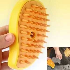 Steam powered Mango Shaped 3 in 1 Pet Hair Brush by Shopsloom Shopsloom