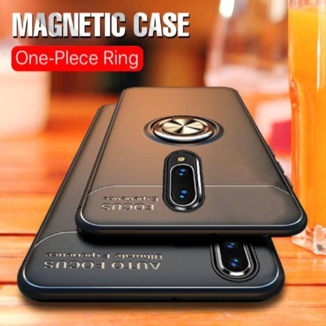 Metallic Finger Ring Holder Matte Case - OnePlus casemarts