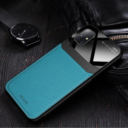 Sleek Slim Leather Glass Case - Samsung casemarts