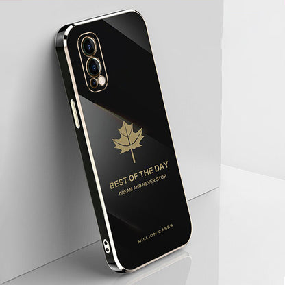 Electroplating Mapple Leaf Soft Case - OnePlus casemarts