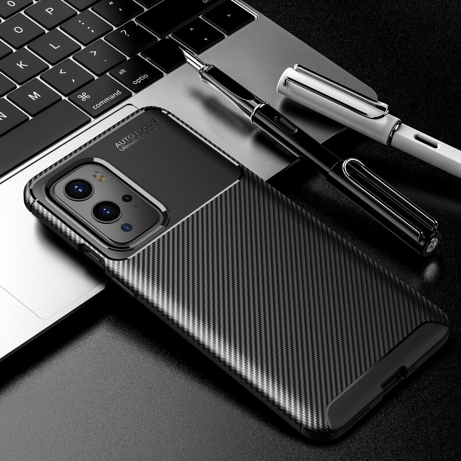 OnePlus Series Frosted Carbon Fiber Shockproof Soft Case casemarts