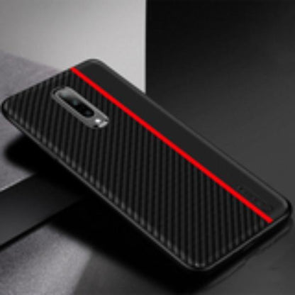 Frosted Carbon Fiber PU Leather Protective Case - OnePlus casemarts