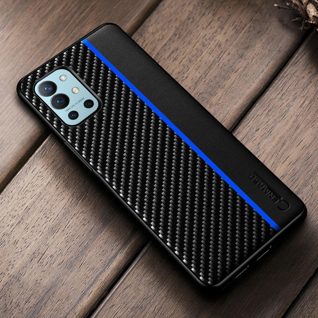 Frosted Carbon Fiber PU Leather Protective Case - OnePlus casemarts