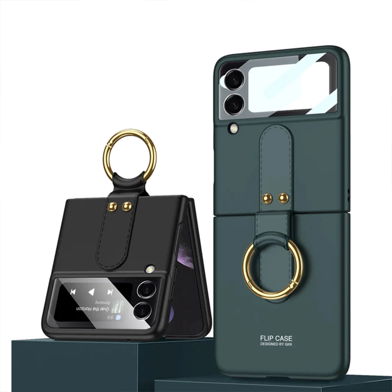 Galaxy Z Flip4 Luxury Ring Case casemarts