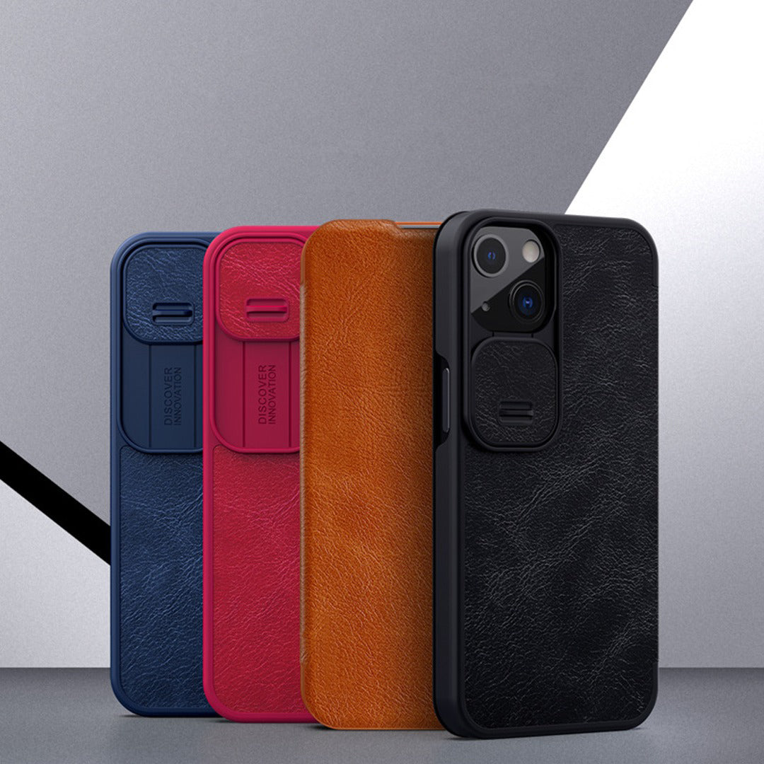 Camera Protection Qin Leather Flip Case casemarts