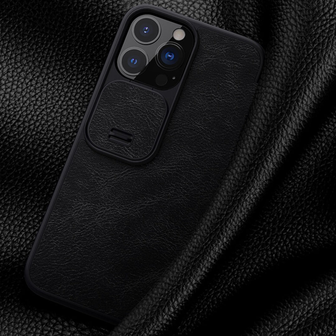 Camera Protection Qin Leather Flip Case casemarts