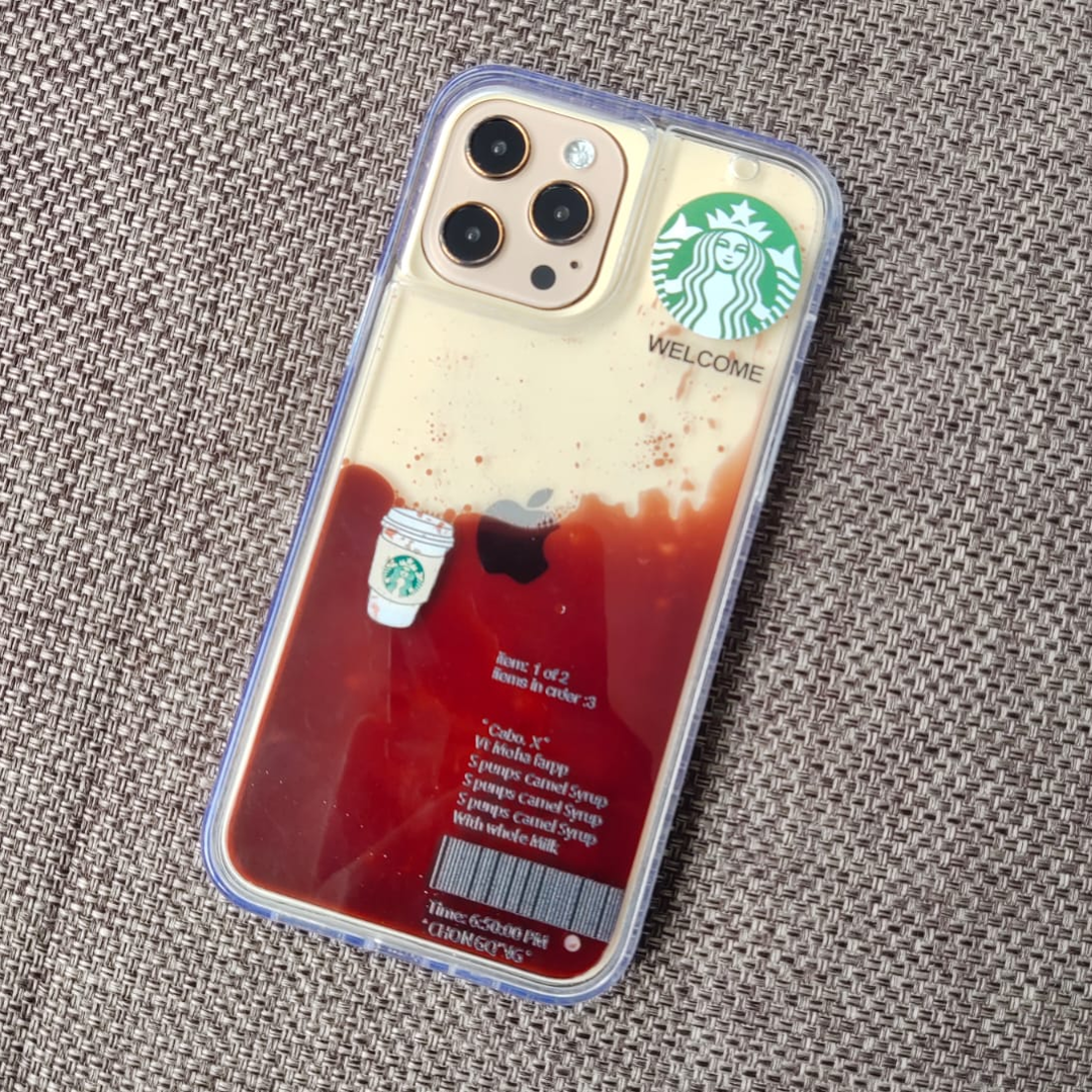 Coffee Edition Floating Gel Liquid Case - iPhone casemarts