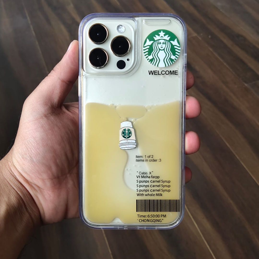 Coffee Edition Floating Gel Liquid Case - iPhone casemarts