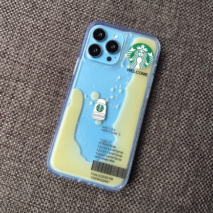 Coffee Edition Floating Gel Liquid Case - iPhone casemarts