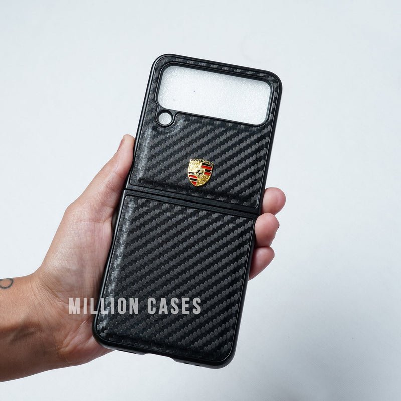 Galaxy Z Flip4 Carbon Fiber Motorsports Case casemarts