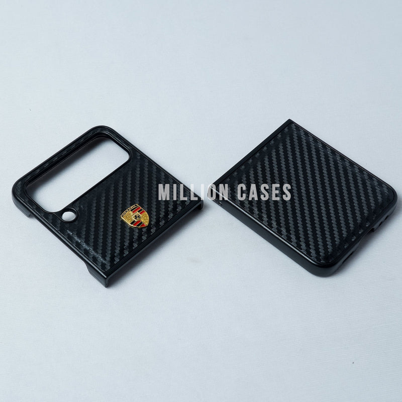 Galaxy Z Flip4 Carbon Fiber Motorsports Case casemarts