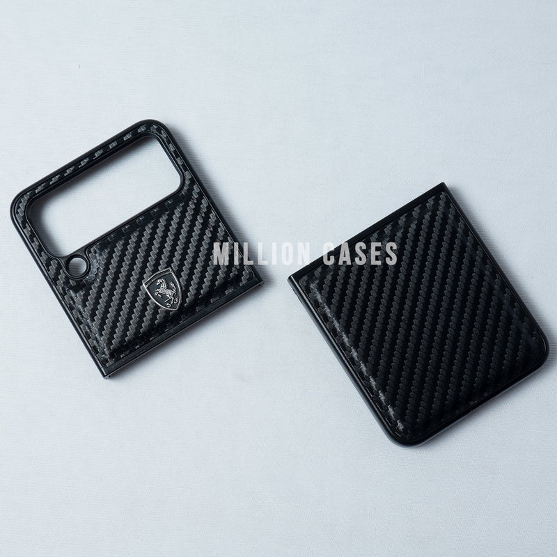 Galaxy Z Flip4 Carbon Fiber Motorsports Case casemarts