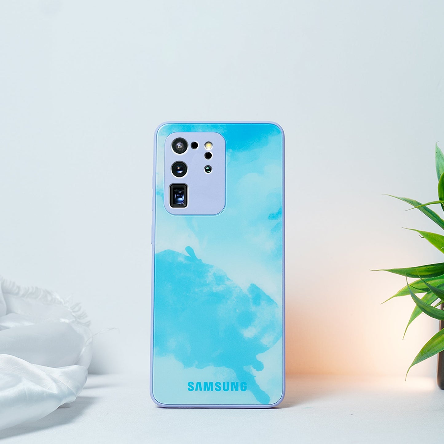 Colorful Wave Glass Phone Case - Samsung casemarts