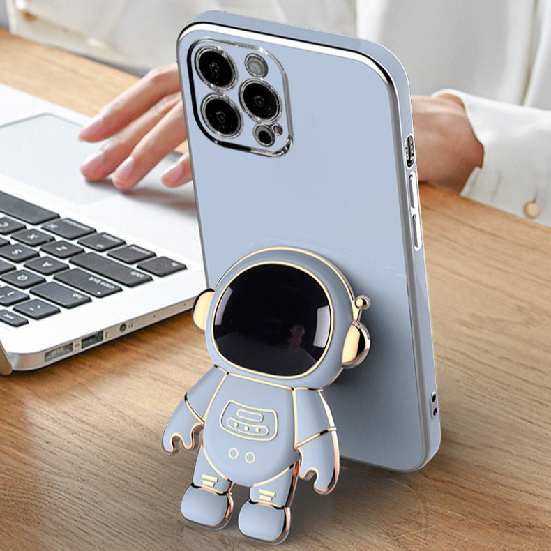 iPhone 14 Series Luxurious Astronaut Bracket Case casemarts