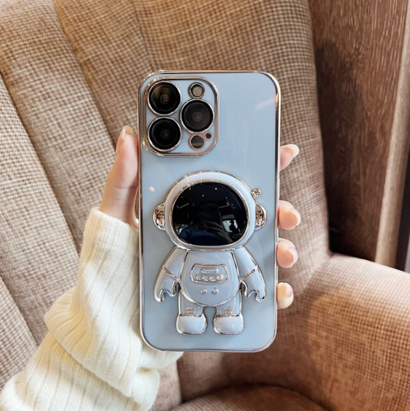 iPhone 14 Series Luxurious Astronaut Bracket Case casemarts