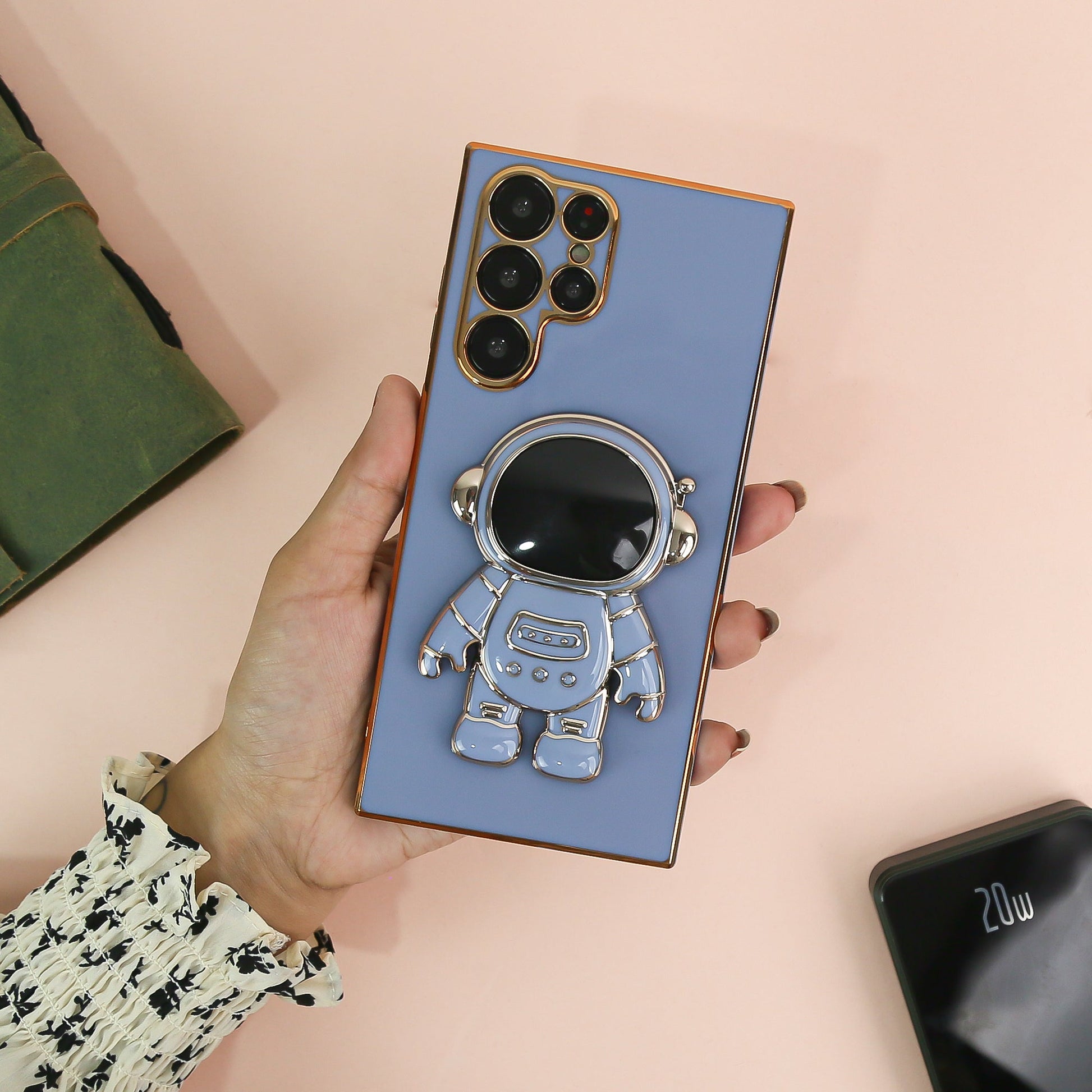 Luxurious Astronaut Bracket Phone Case - Samsung casemarts