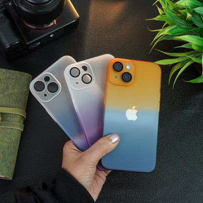 Frosted Matte Gradient Back Case - iPhone casemarts