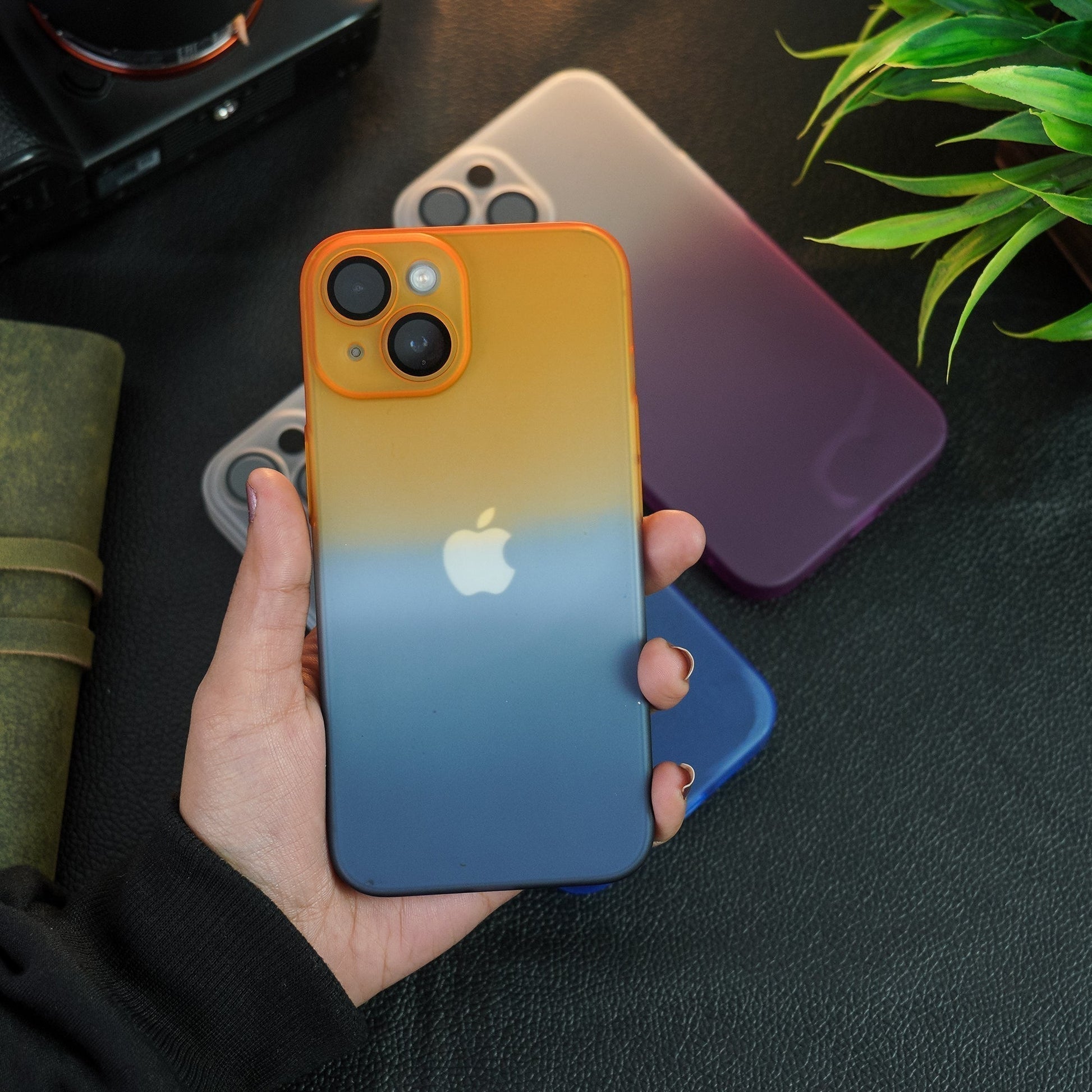 Frosted Matte Gradient Back Case - iPhone casemarts