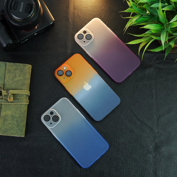 Frosted Matte Gradient Back Case - iPhone casemarts