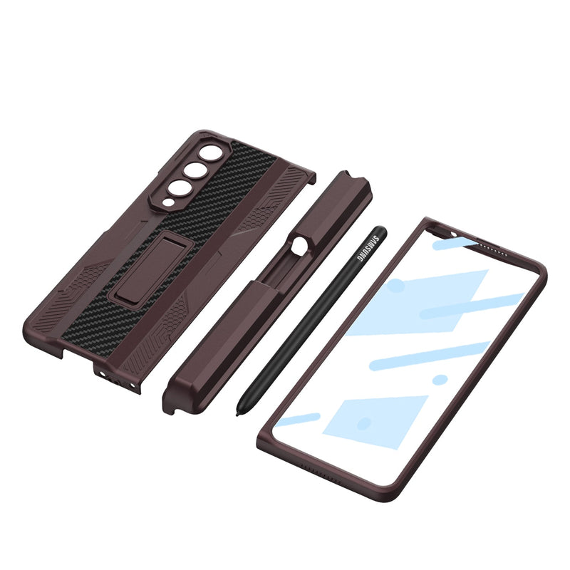 Galaxy Z Fold4 Armor Kickstand Case With Pen Holder casemarts