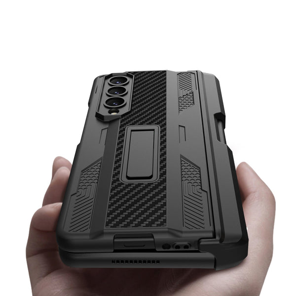 Galaxy Z Fold4 Armor Kickstand Case With Pen Holder casemarts