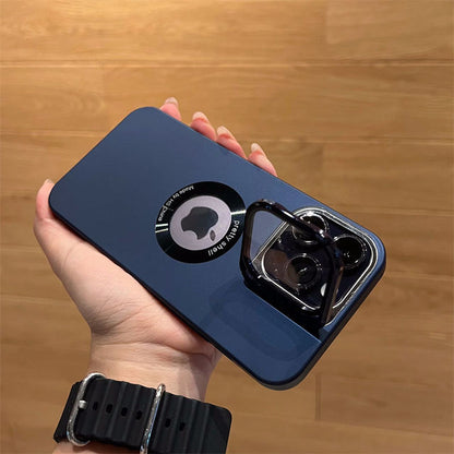 Luxury Camera Protector Stand Case With Logo Cut  - iPhone casemarts