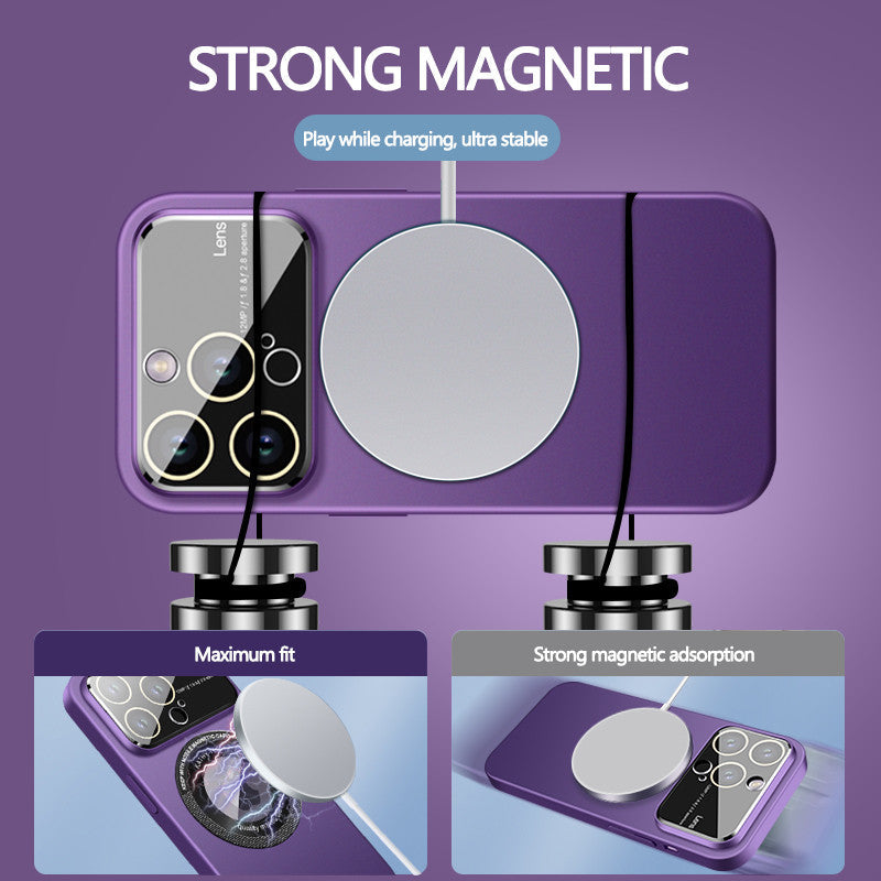 Luxury Window Design Magnetic Case Stand For iPhone pipi