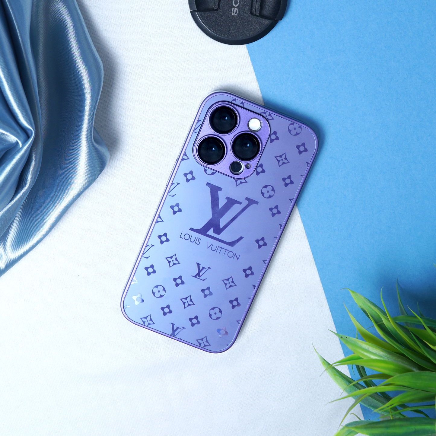 LV Pattern Glass Case - iPhone casemarts