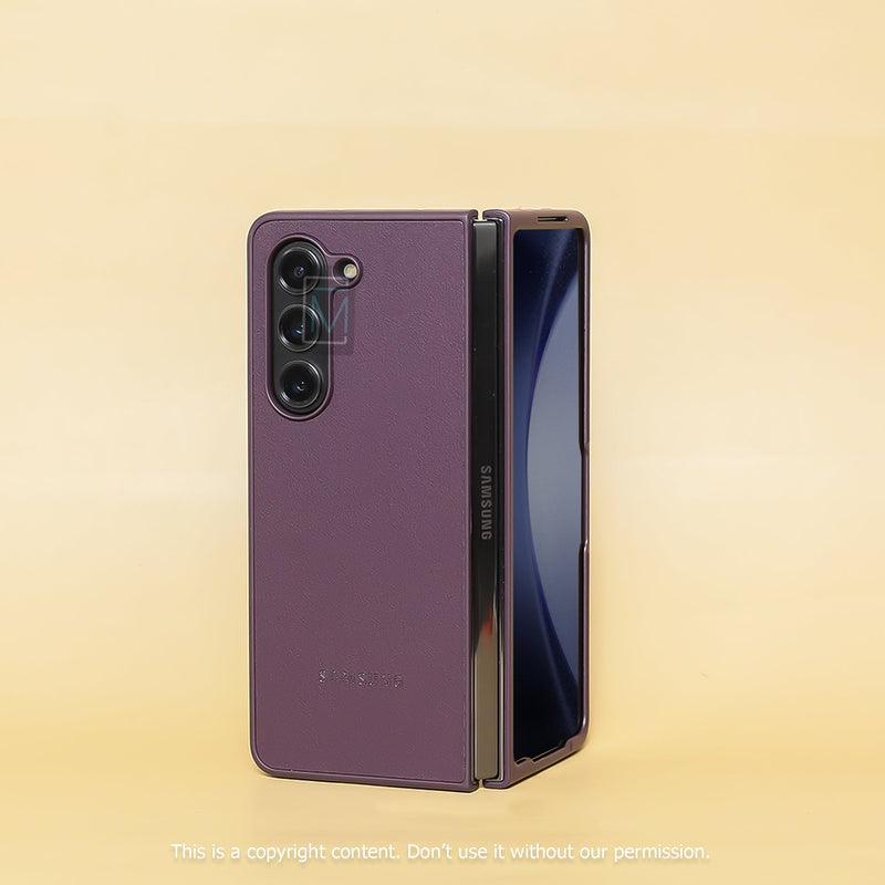 Galaxy Z Fold5 Classy Leather Hybrid Case casemarts