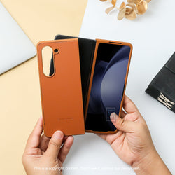 Galaxy Z Fold5 Classy Leather Hybrid Case casemarts