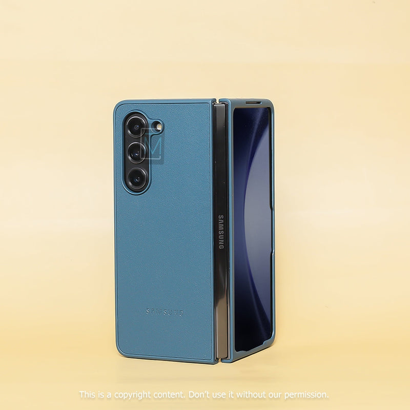 Galaxy Z Fold5 Classy Leather Hybrid Case casemarts