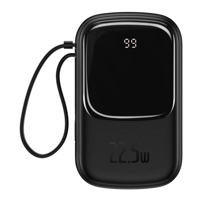 Qpow™ 10000mAh Power Bank with Type-C Cable casemarts